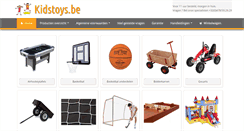 Desktop Screenshot of kidstoys.be