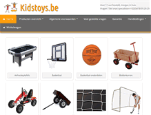 Tablet Screenshot of kidstoys.be